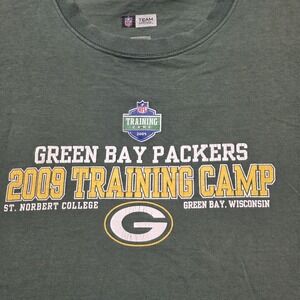 NFL Team Apparel Green Bay Packers 2009 Training Camp T-Shirt Men's‎ 3XL Green